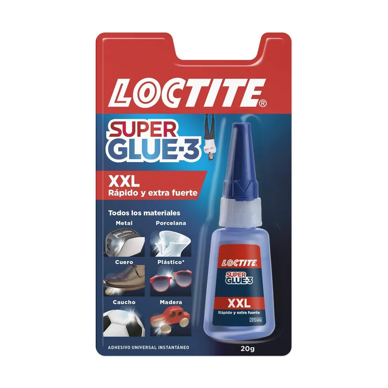 Super Glue-3 XXL Líquido Adhesivo de cianoacrilato 20 g