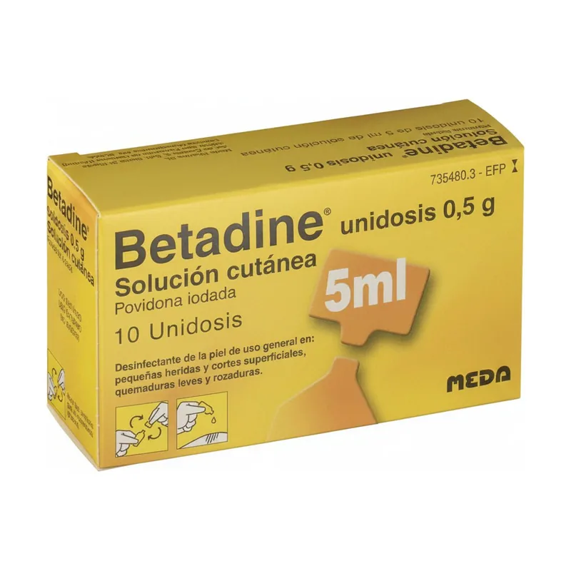 Unidosis 100 mg/ml Solución Cutanea 10 Unidosis 5 ml