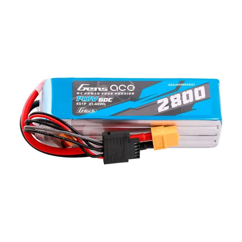 Batería De Dron G-tech Soaring 2800mah 14.8v 60c 4s1p Lipo Xt60