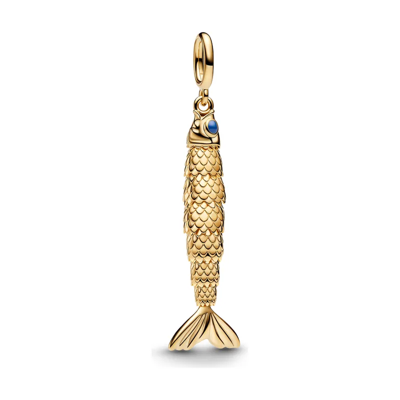 Charm colgante con forma de pez articulado 764686C01