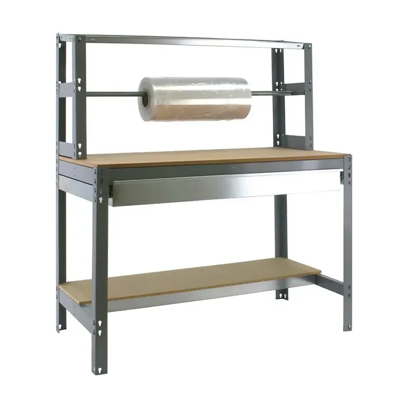 Banco De Trabajo Bt4 Box 1445x1210x760 Mm Gris y madera
