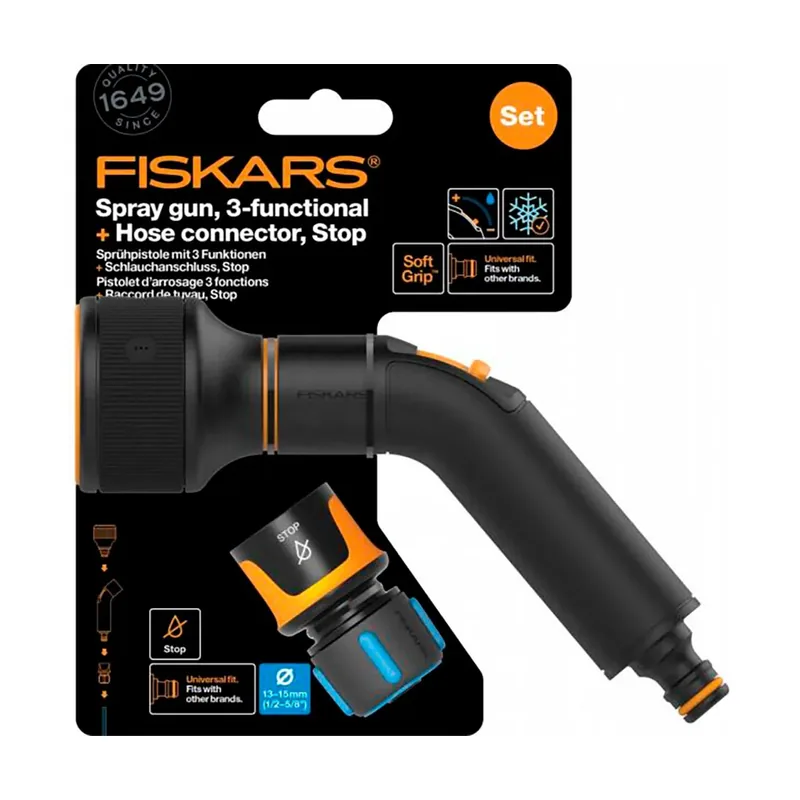 Cabezal De Aspersor De Chorro y Pistola De Riego y Conector