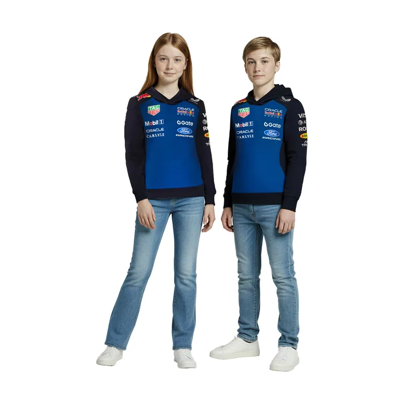 Sudadera con capucha del equipo Oracle Red Bull Racing 2026 infantil