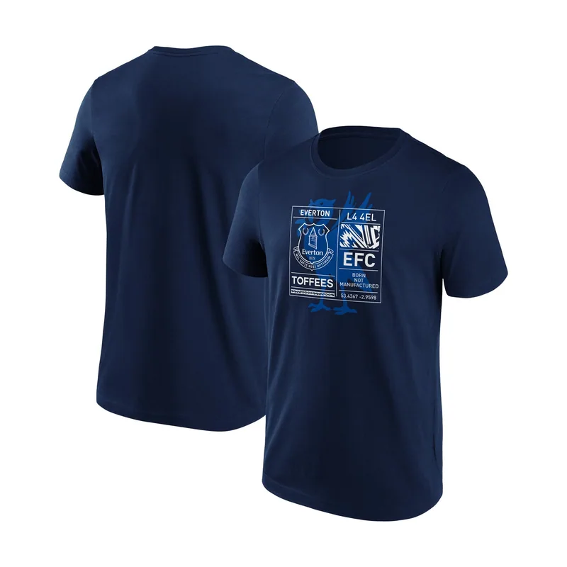 Camiseta gráfica Everton Life para hombre - Azul marino