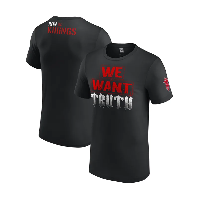 Camiseta Ron Killings We Want Truth del WWE para hombre