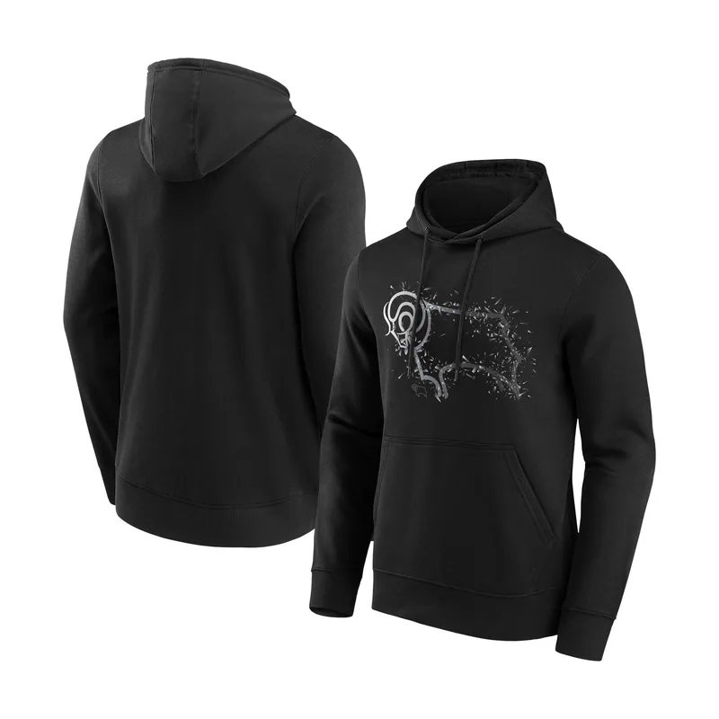 Sudadera Derby County Shatter Graphic para hombre - Negro