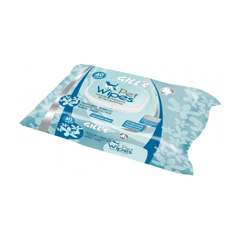 Toallitas Higiénicas Gill's Musgo Blanco 40 Toallitas