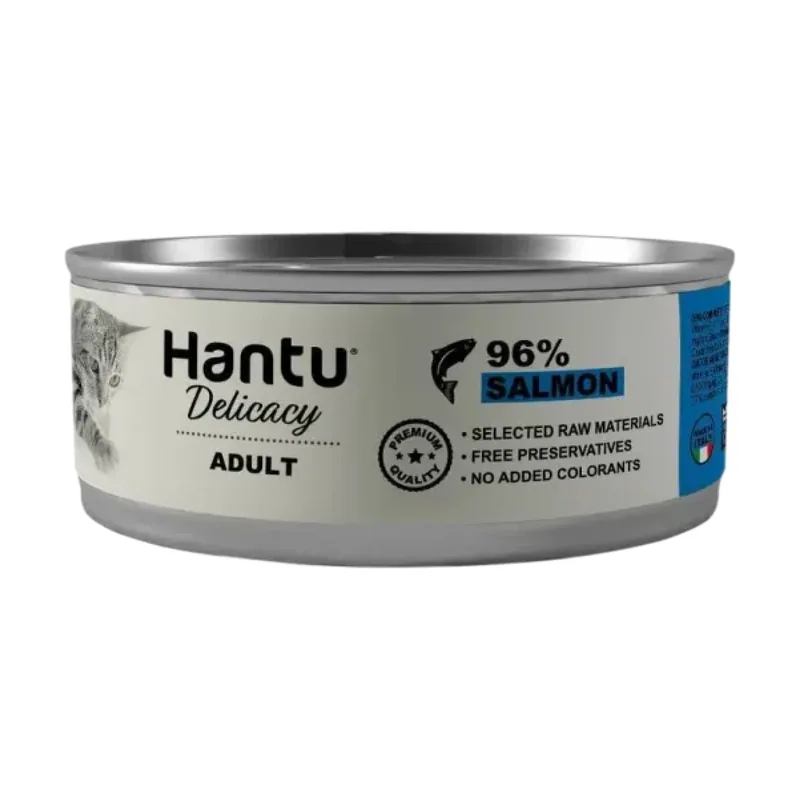 Comida Húmeda Natural para Gatos de Salmón 85 gr
