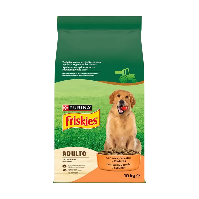 Friskies Pienso Adulto Ave y Verduras para perros 3 kg