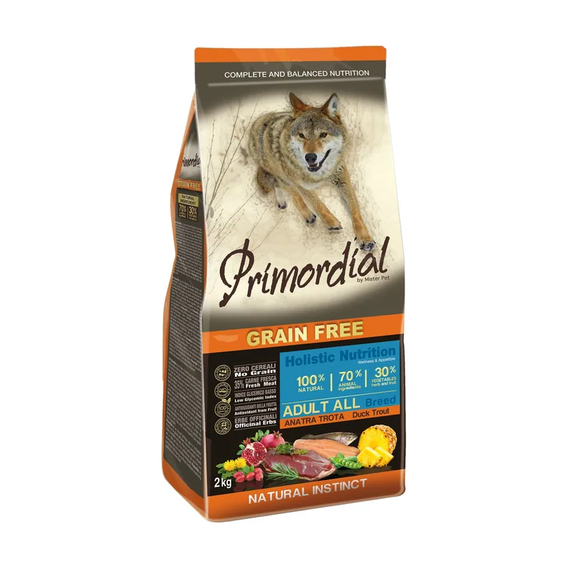Pienso Grain Free para Perros Adultos de Pato y Trucha 12 kg