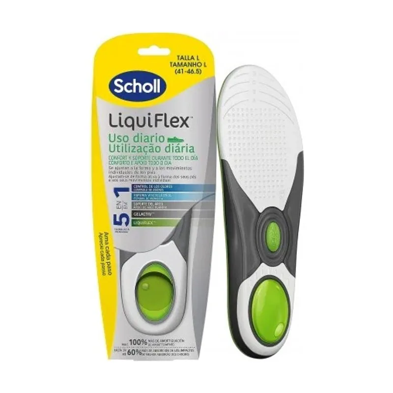Pharma Scholl Plantillas Liquiflex Uso Diario Talla L 2 uds
