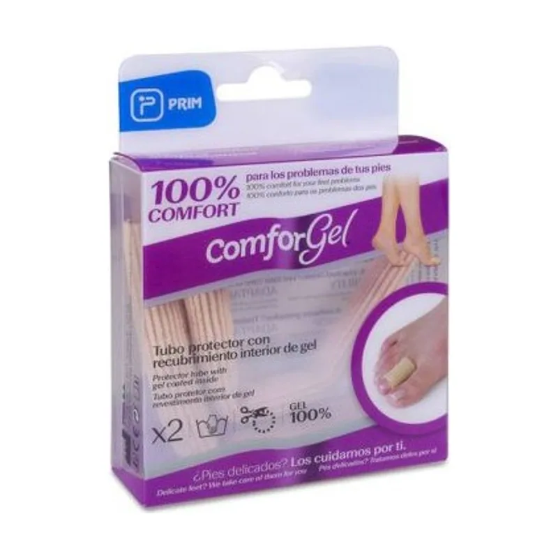 Tubo Protector Dedos Recubrimiento Interno Gel Comforgel Tejido Canale 2,5cm 2 uds