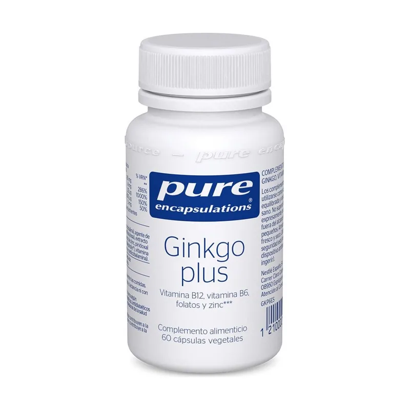 Ginkgo Plus 60 cápsulas