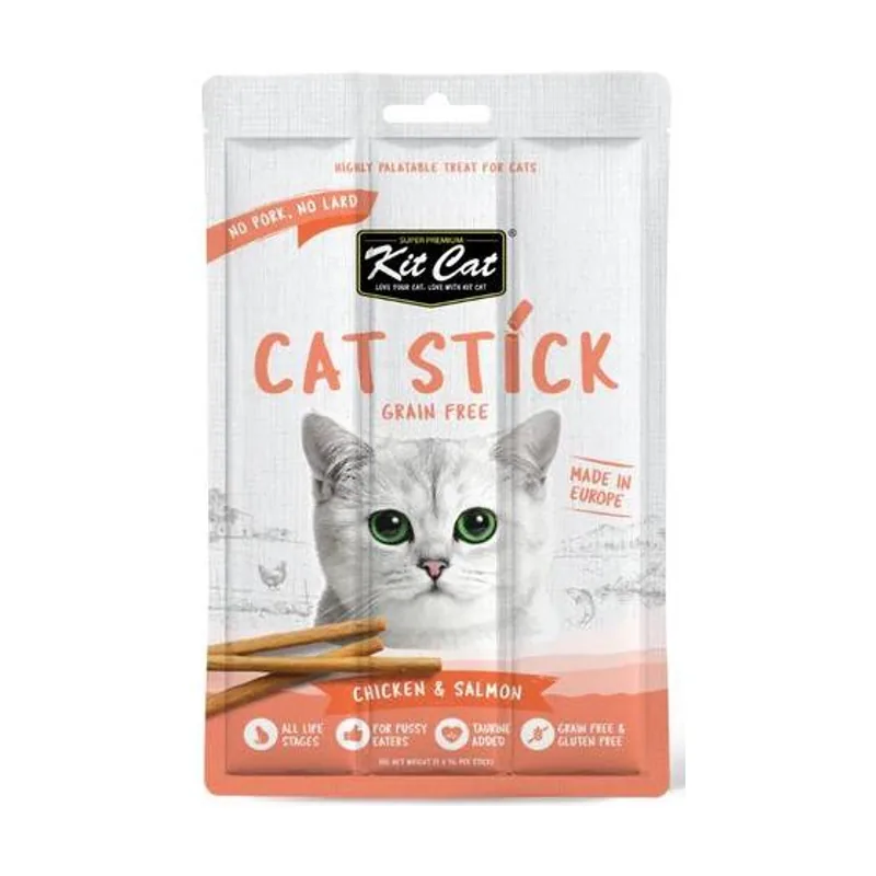 Stick de Pollo y Salmón para Gatos 15 GR