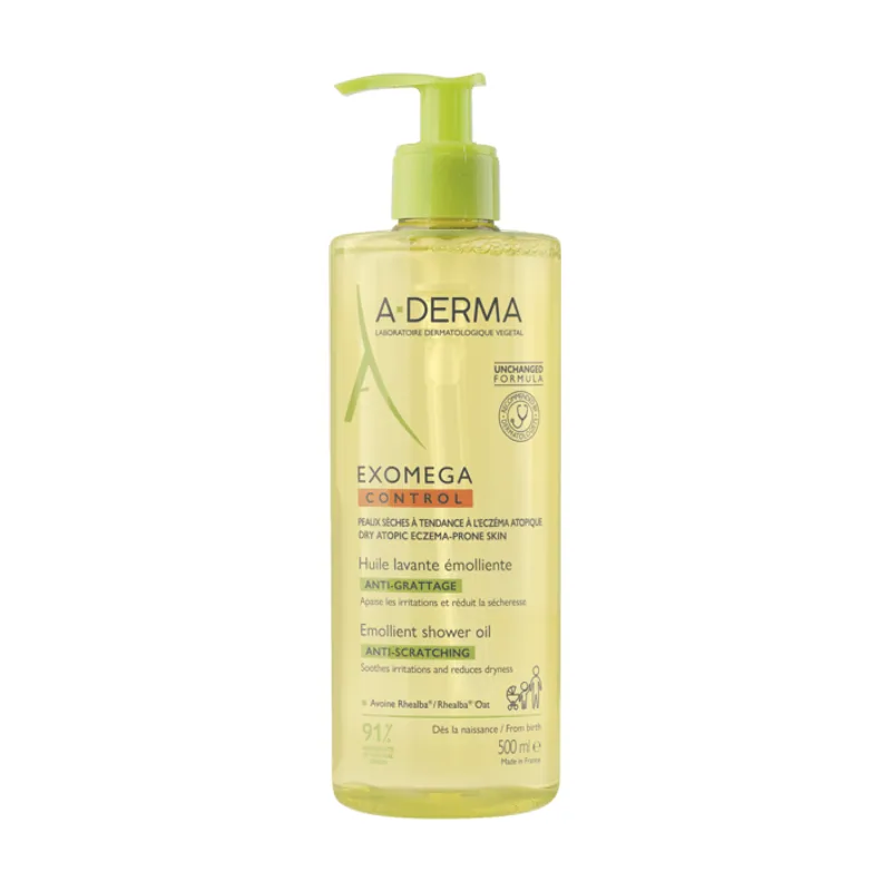 A-derma Exomega Control Aceite Limpiador Emoliente 1000 ml