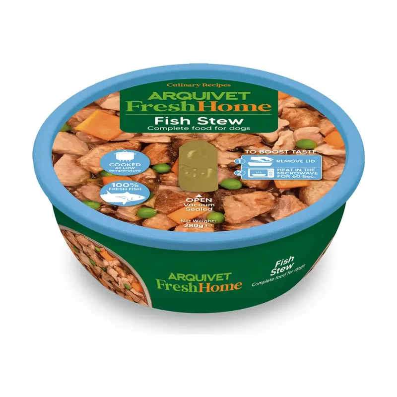 Comida Húmeda Fresh Home de Pescado Estofado para Perros 280 GR