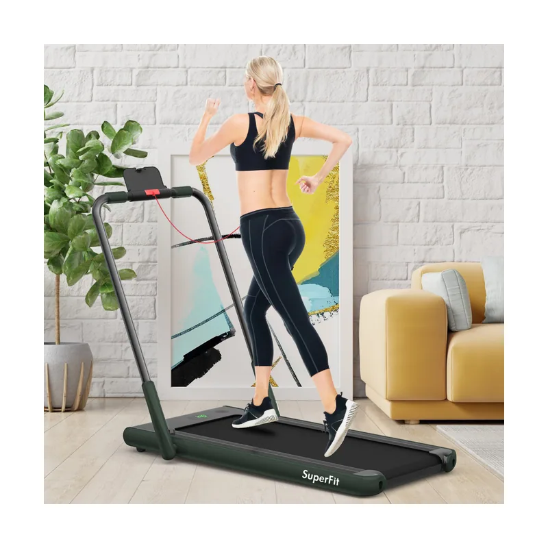 Cinta de Correr Plegable 2 en 1 Verde