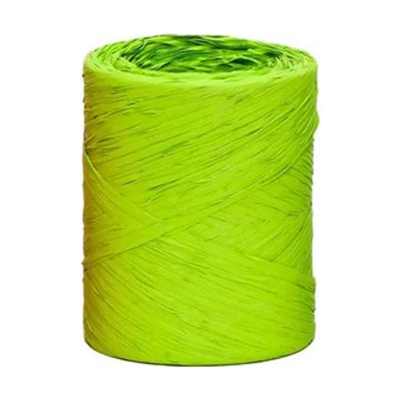 Rafia cinta de 4 mm rollo de 200 m Verde