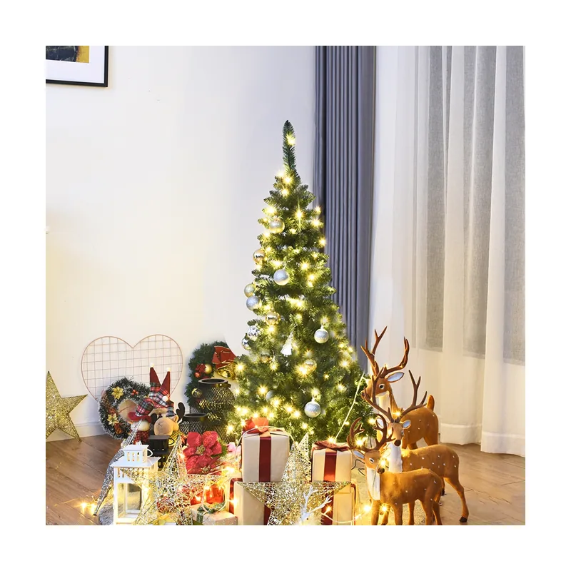 1,35m Árbol de Navidad Estrecho con 150 Luces