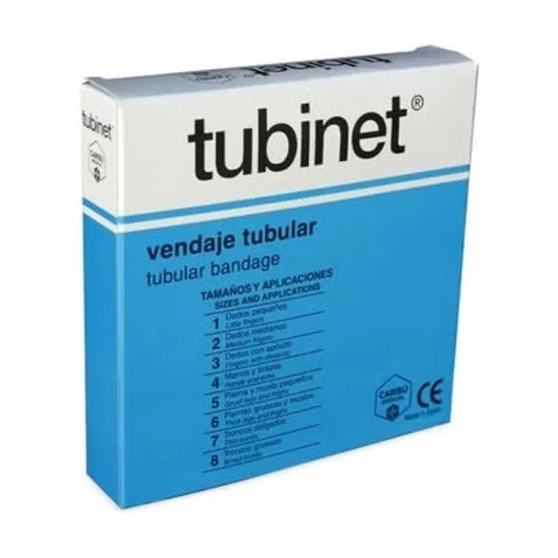 Tubinet Pack Venda Tubular Tubinet 2 Dedos Medios 10 uds