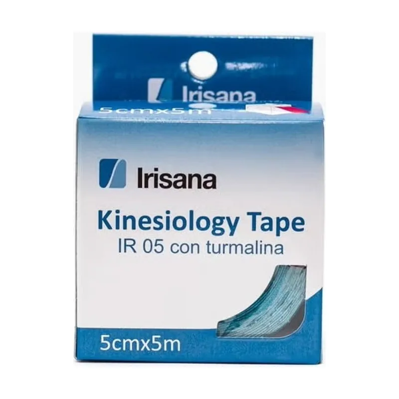 Kinesiology Tape Con Turmalina 5cmx5m Azul Ir05.az