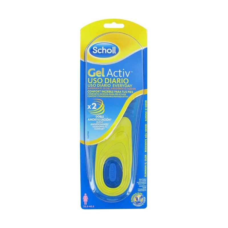 Gelactiv Plantillas Uso Diario Mujer. 1 Par