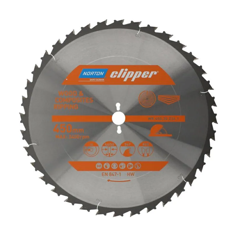 Hoja de Sierra Circular Pro Wood Ripping 450mm x 30mm x 36z
