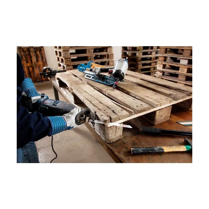 Accessories 100 uds Hoja de sierra sable S 725 VFR Special for Pallet Repair Longitud 190 mm