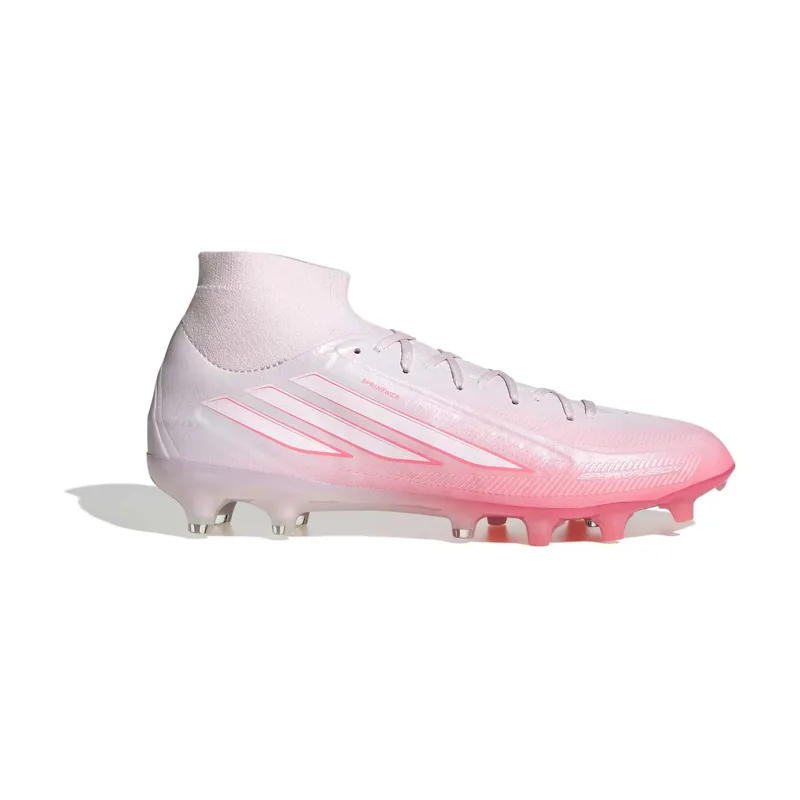 Bota de fútbol de caña media F50 Sparkfusion PRO césped