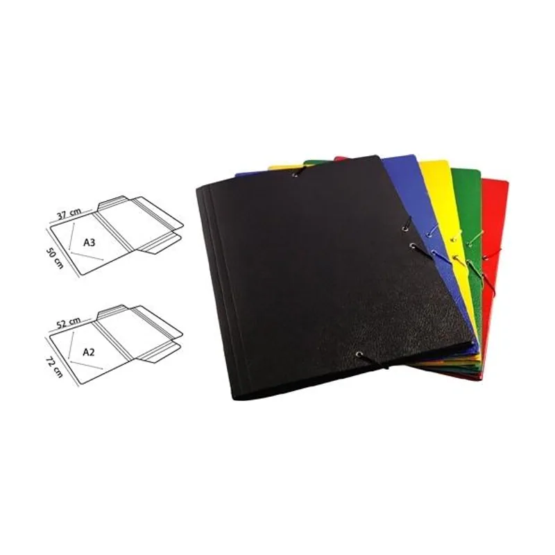 Carpeta carton compacto gofrado nº12 goma solapa 37x50 cm a3