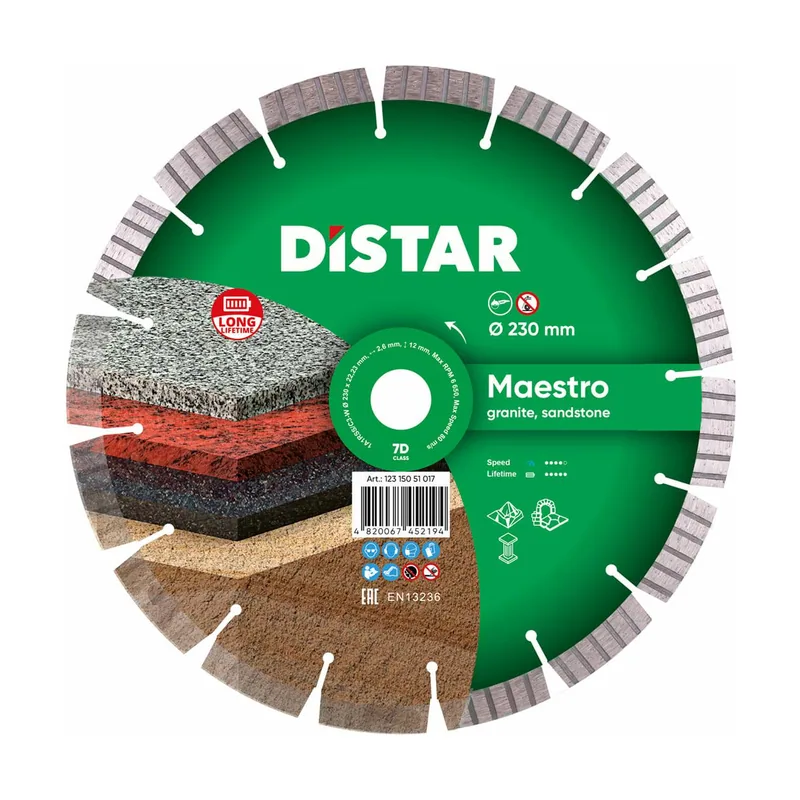 Tarcza diamentowa maestro 230 x 2,6/1,6 x 22,23mm