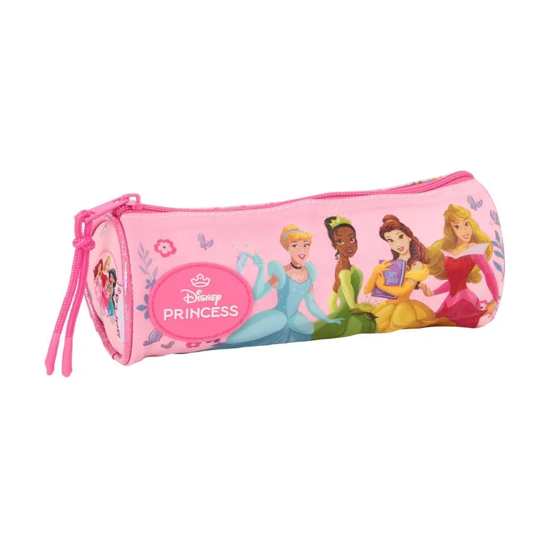 Princesas Disney Estuche Redondo Escolar