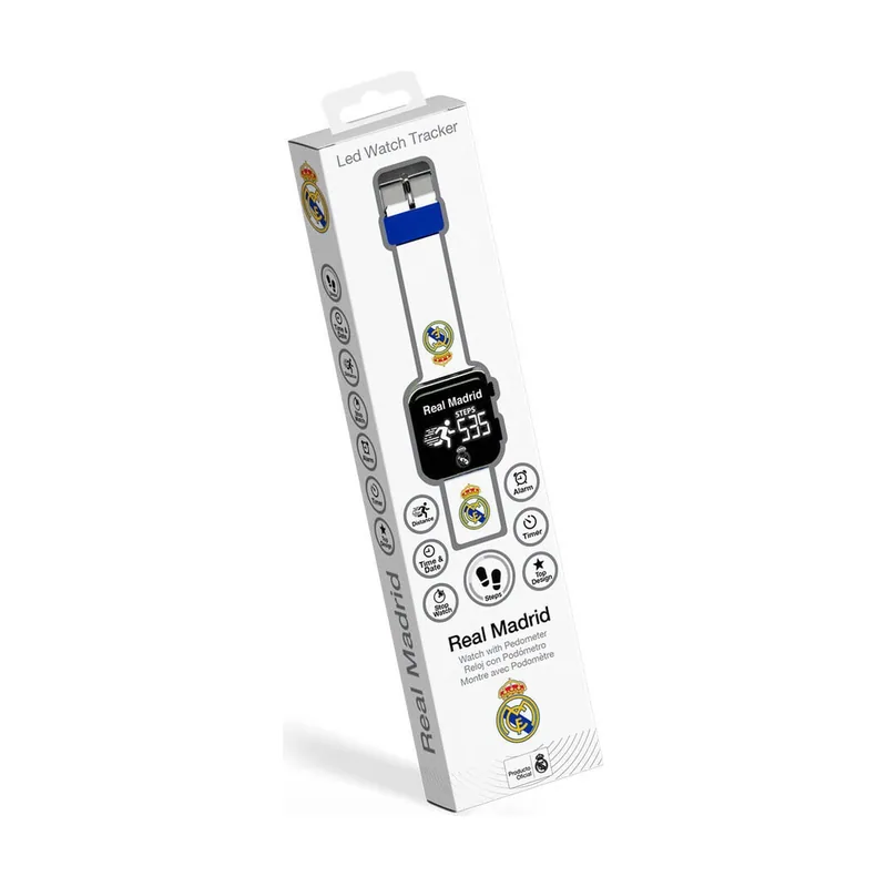 Reloj led multifuncion real madrid