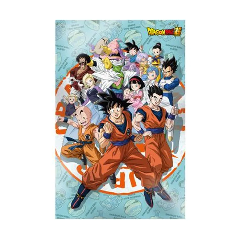 Poster 3D 58X38Cm Universe Survival Dragon Ball Super