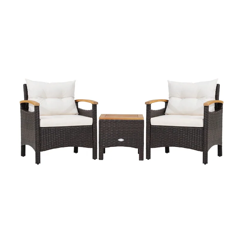 Conjunto de 3 Piezas de Muebles de Patio