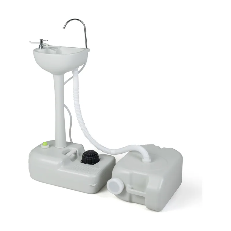 Lavabo Portátil de Pedal con Depósitos de Agua Limpia