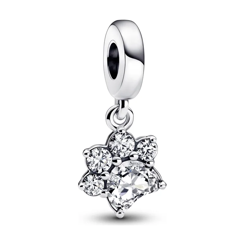 Moments Charm Colgante en plata de ley Huella de Mascota 792247C01