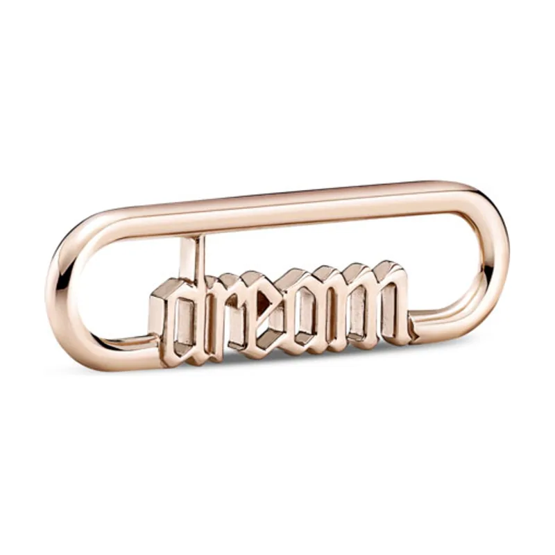 Me Link con recubrimiento en oro rosa de 14k Palabra Dream ME 789687C00