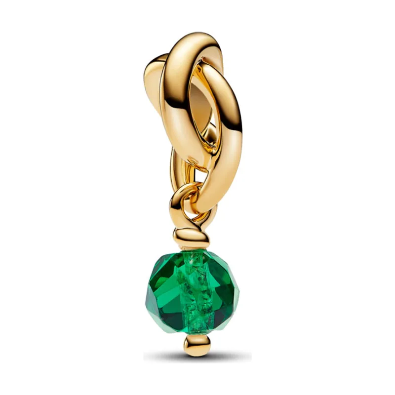 Charm Colgante Círculo Eternity Verde Facetado Moments 763462C05