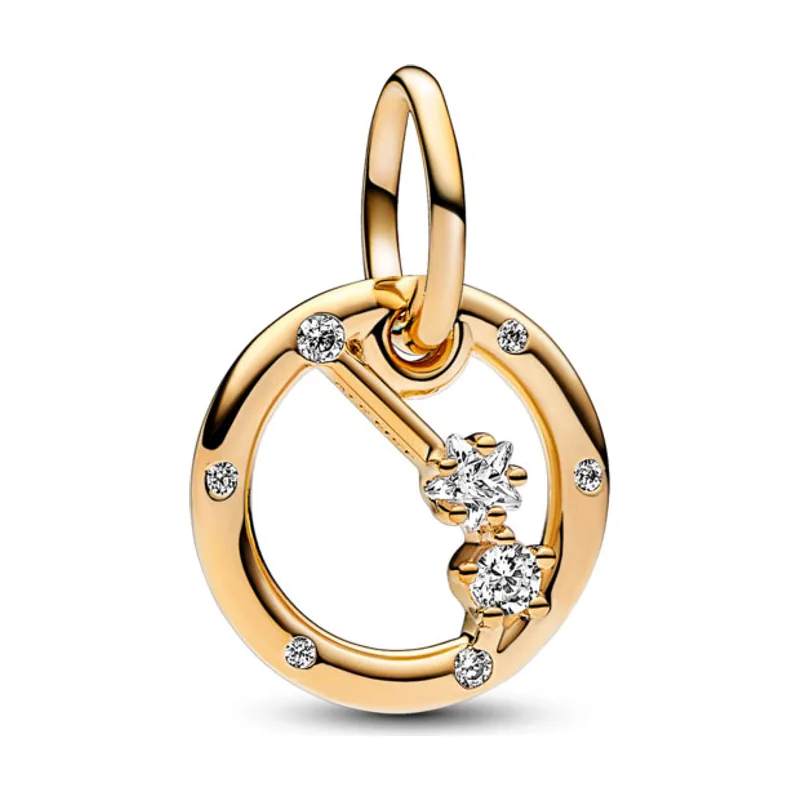 Charm Colgante con un recubrimiento en oro de Zodiaco Aries 762719C01
