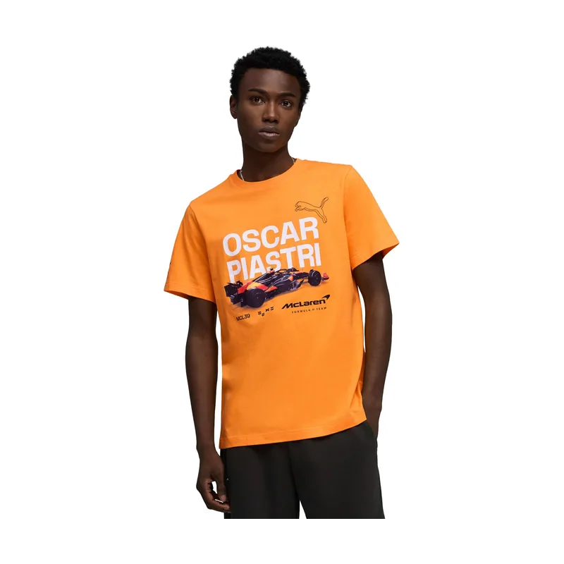 Camiseta McLaren Oscar Piastri Piloto - Papaya unisex