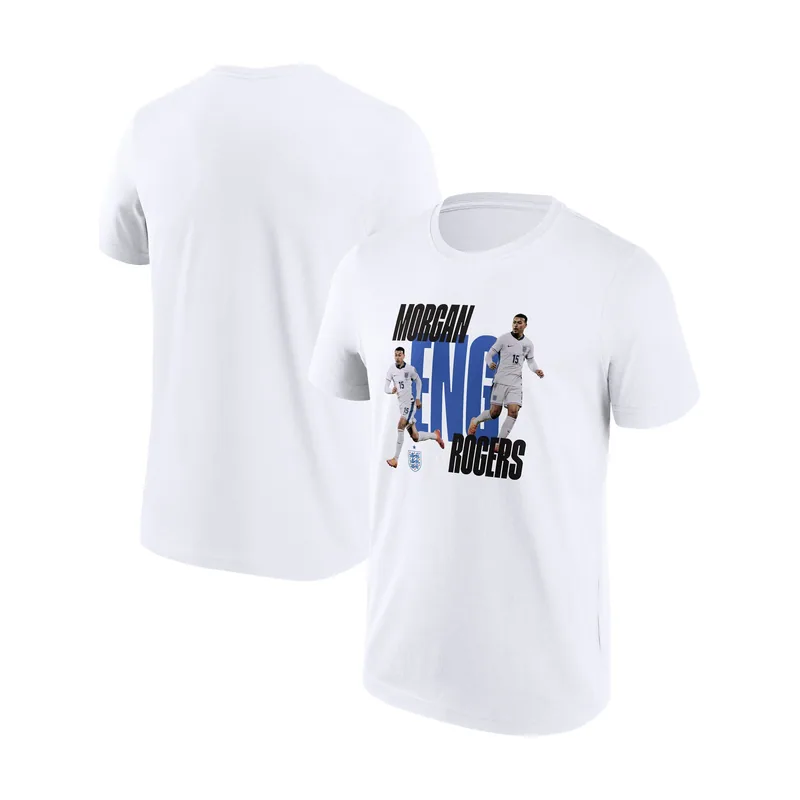 Camiseta Morgan Rogers del Inglaterra - Blanco