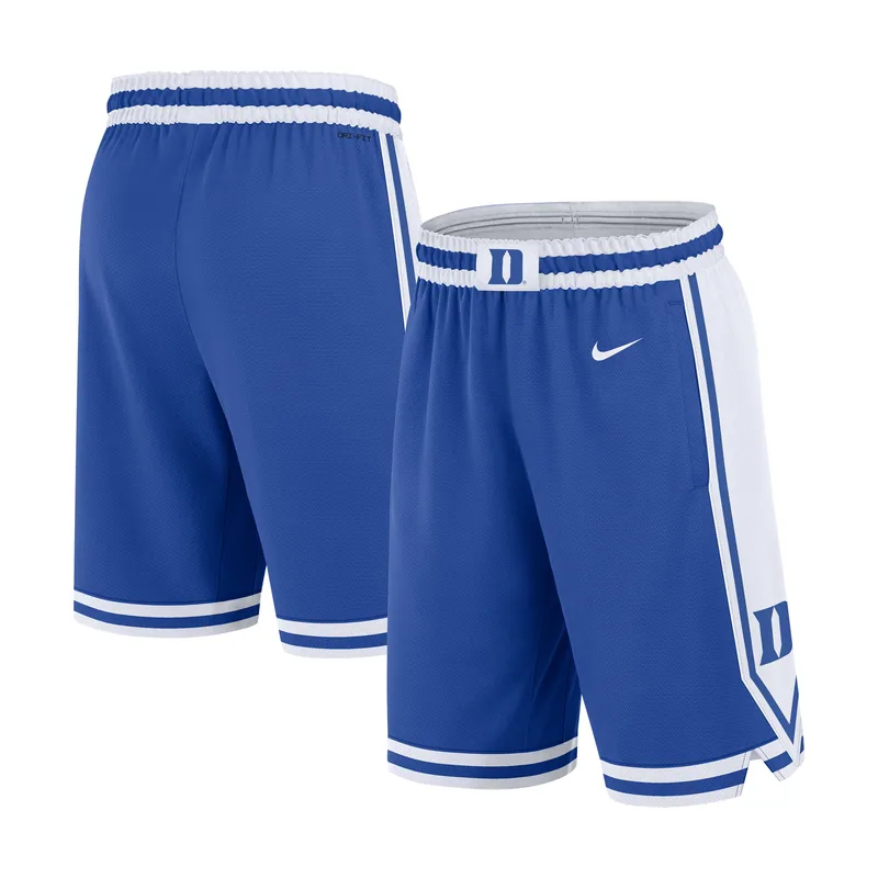 Pantalones cortos Royal Duke Blue Devils Road Replica Performance para hombre