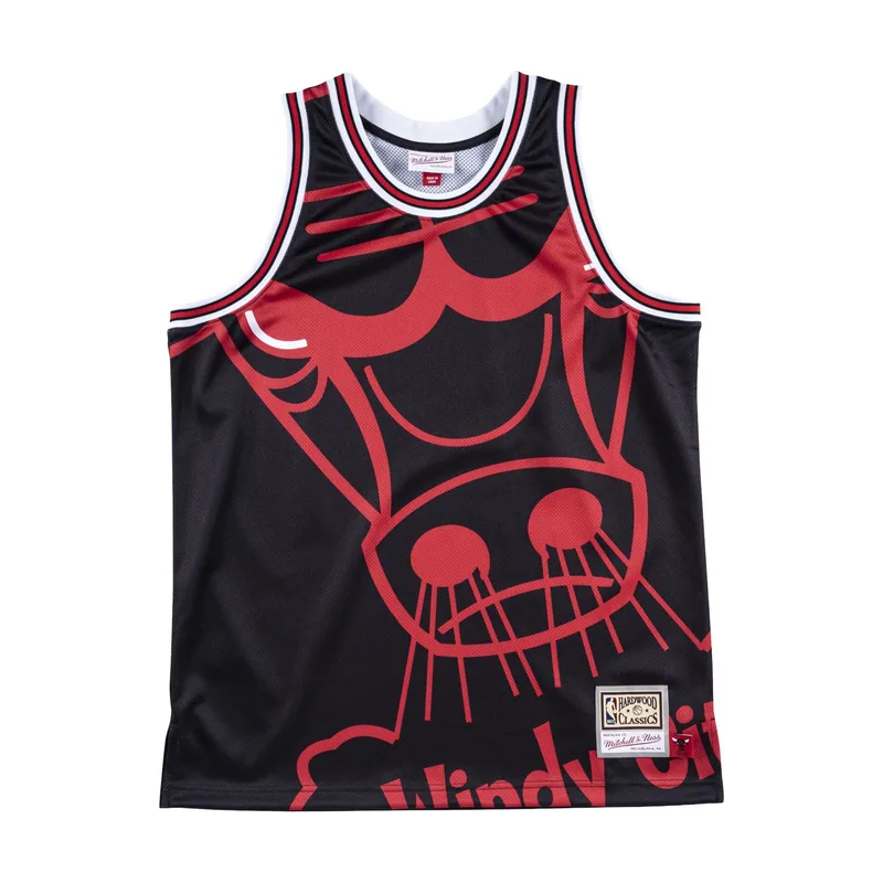 Camiseta de los Chicago Bulls Big Face - Negra