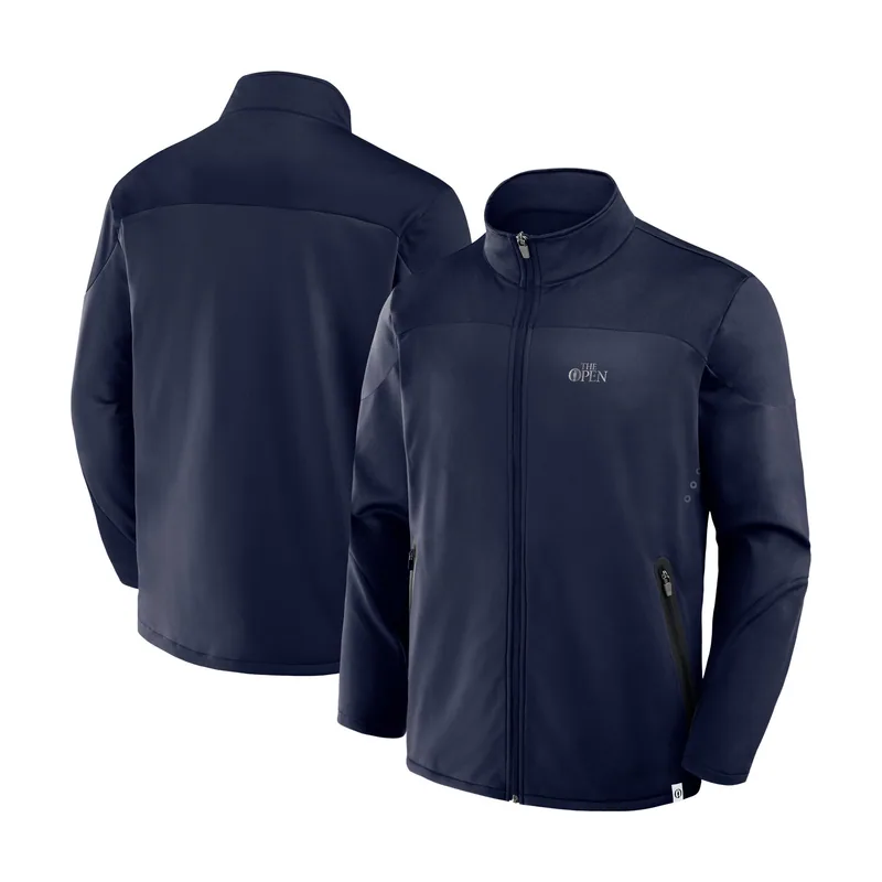 Camiseta Cremallera completa Tech del The Open - Azul marítimo