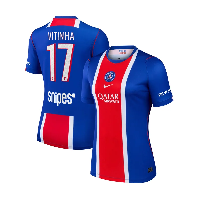 Camiseta Stadium de la 1ª equipación del PSG 2026-27 - Mujer dorsal Vitinha 17
