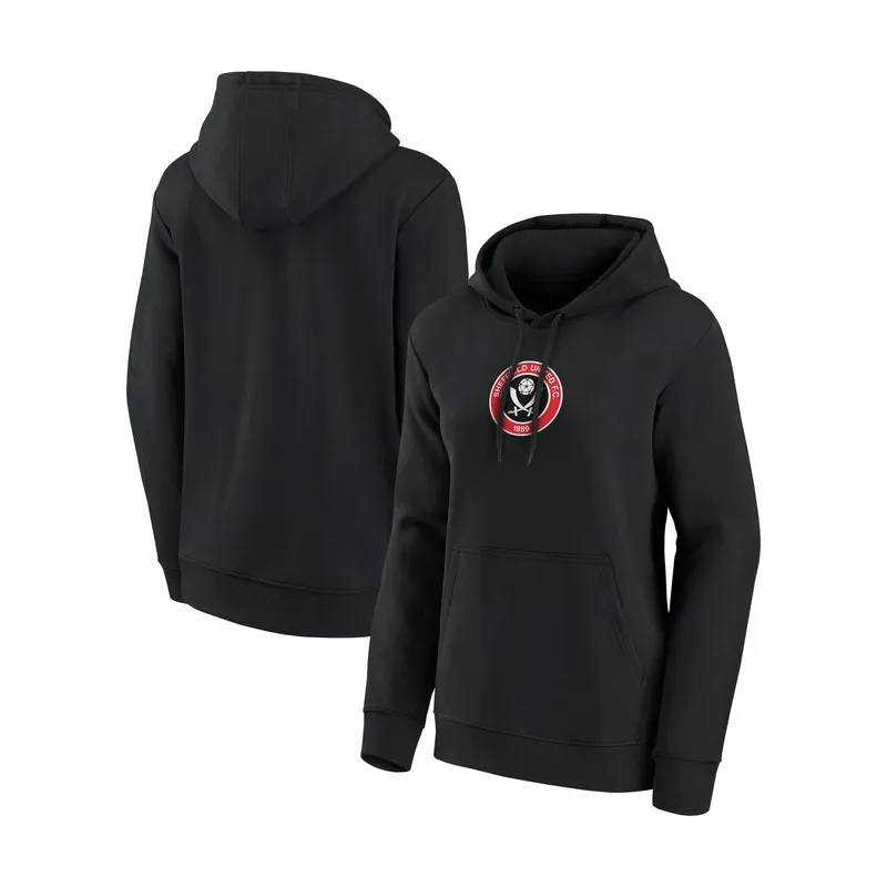 Sudadera con capucha Sheffield United Core para mujer - Negra
