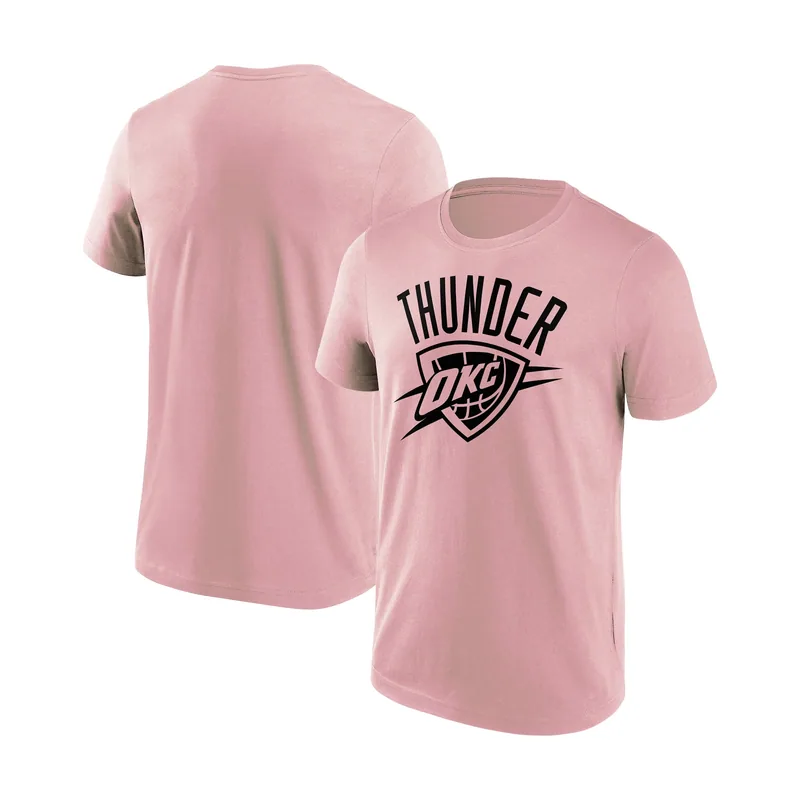 Camiseta de los fanáticos de los Oklahoma City Thunder con logotipo en color a la moda para hombre