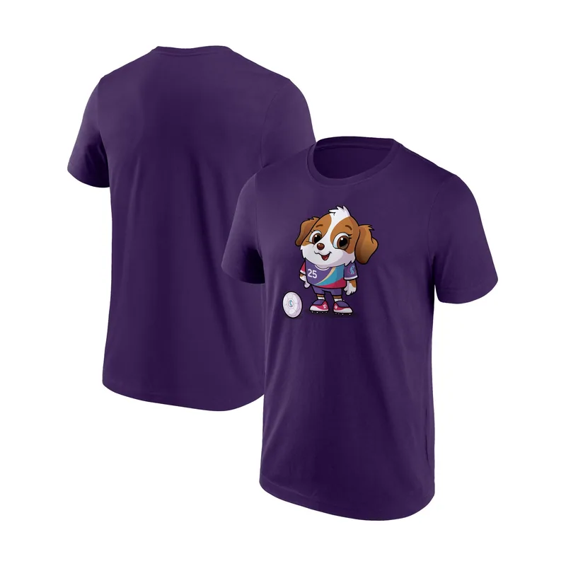 Camiseta Gráfico Mascot del UEFA para hombre - Púrpura