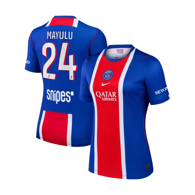 Camiseta Stadium de la 1ª equipación del PSG 2026-27 - Mujer dorsal Mayulu 24